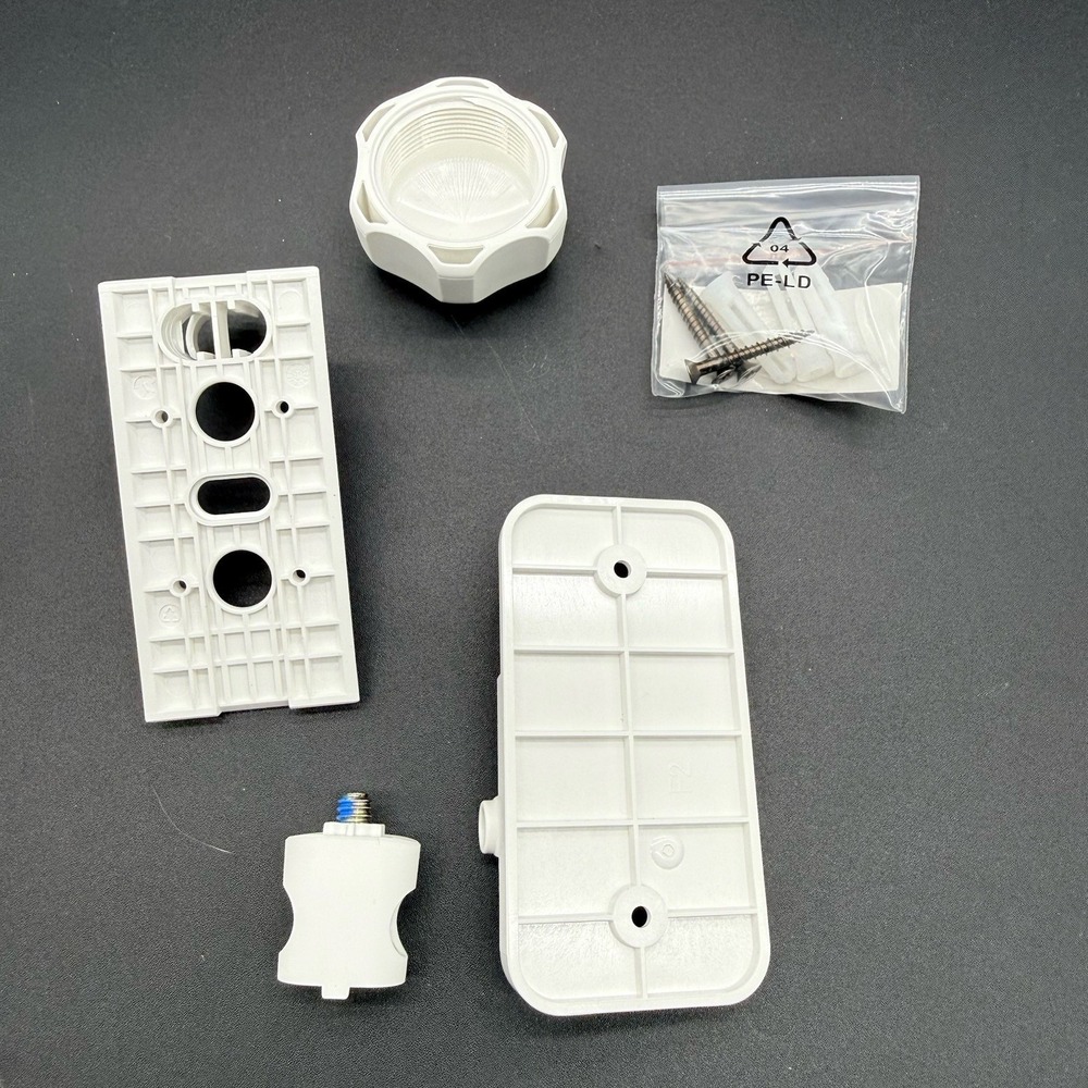 Ring Pole Mount Global for Spotlight Cam & Stick Up Cam White OEM Open Box New - Picture 8 of 13
